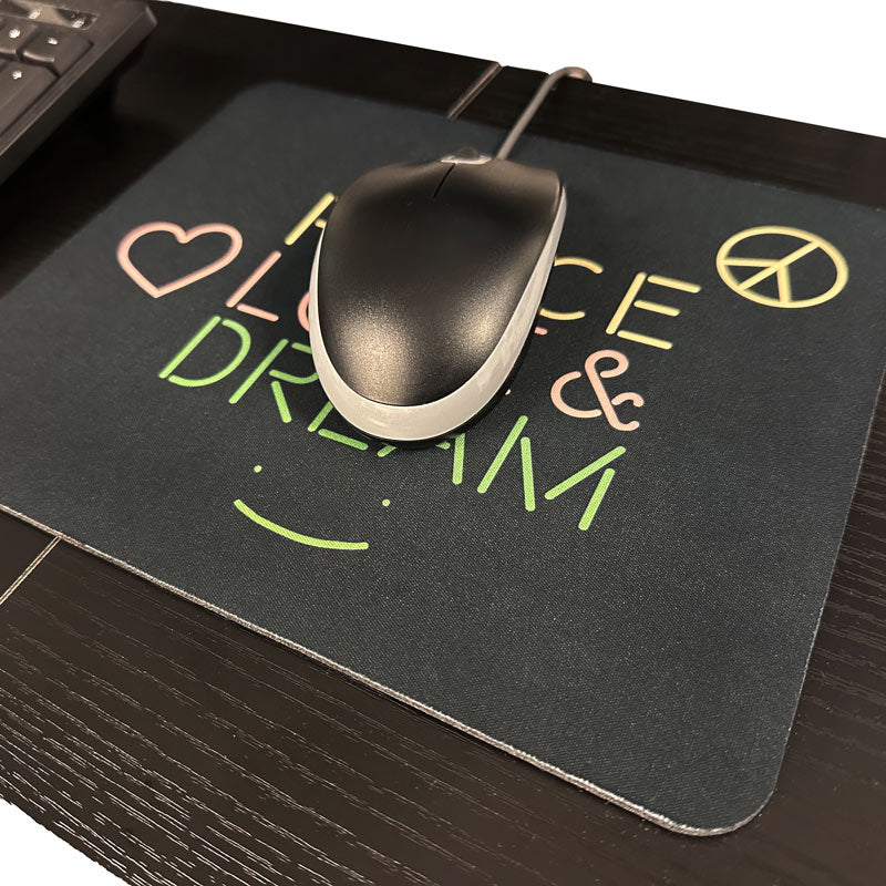 Dream March MEMBERS ONLY Peace Love and Dream Mousepad