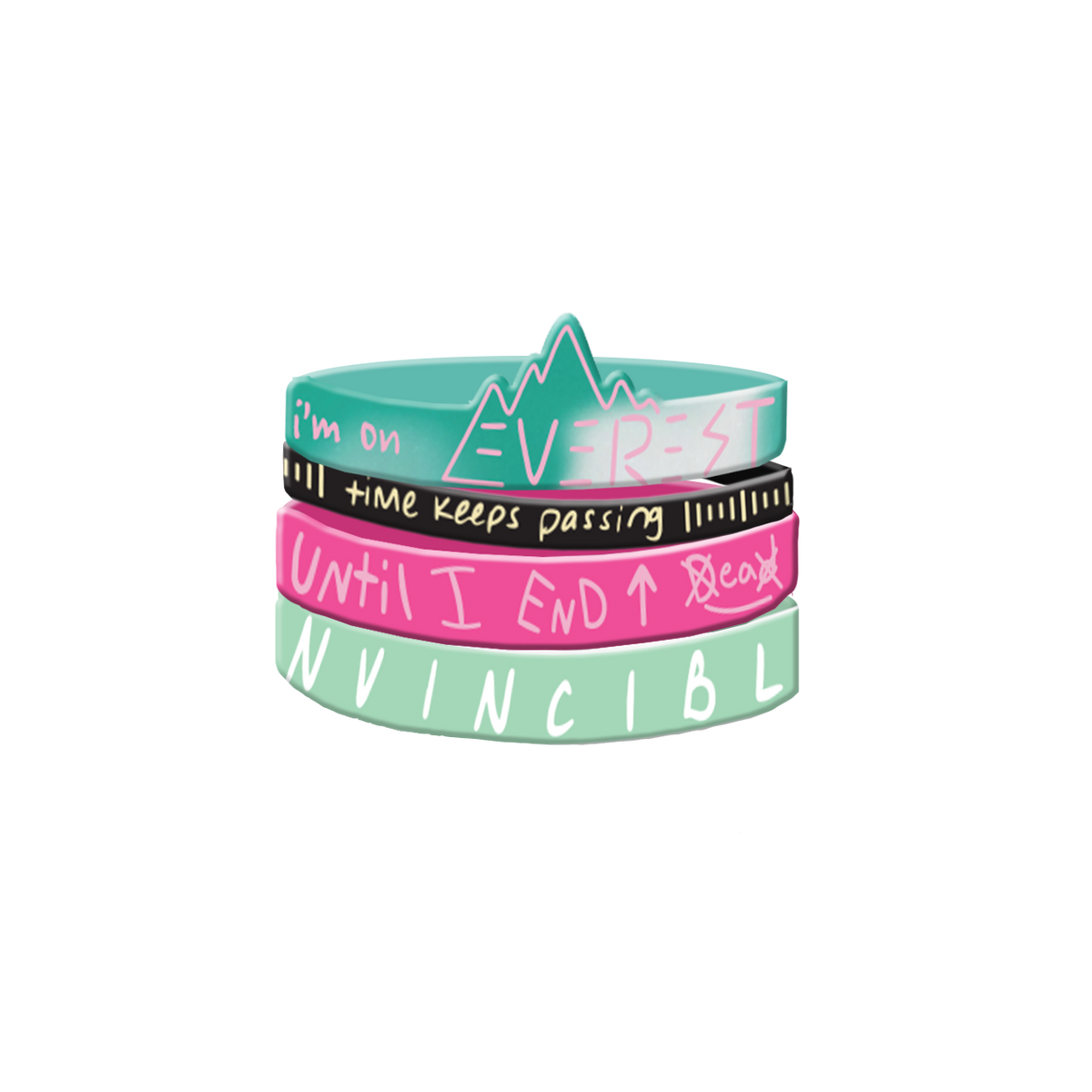 Everest EP Wristbands 4 Pack