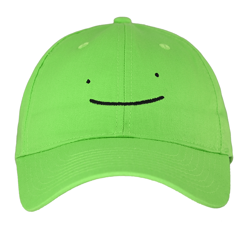 Dream Smile Lime OSFA Velcro Cap