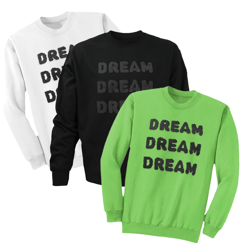 Dream Dream Dream Puff Crewneck Sweatshirt