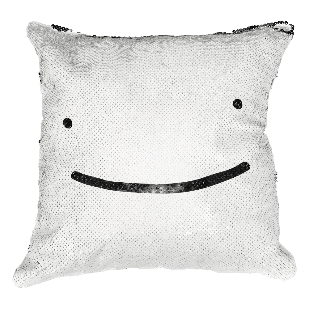 Dream Sequin Smile Pillow