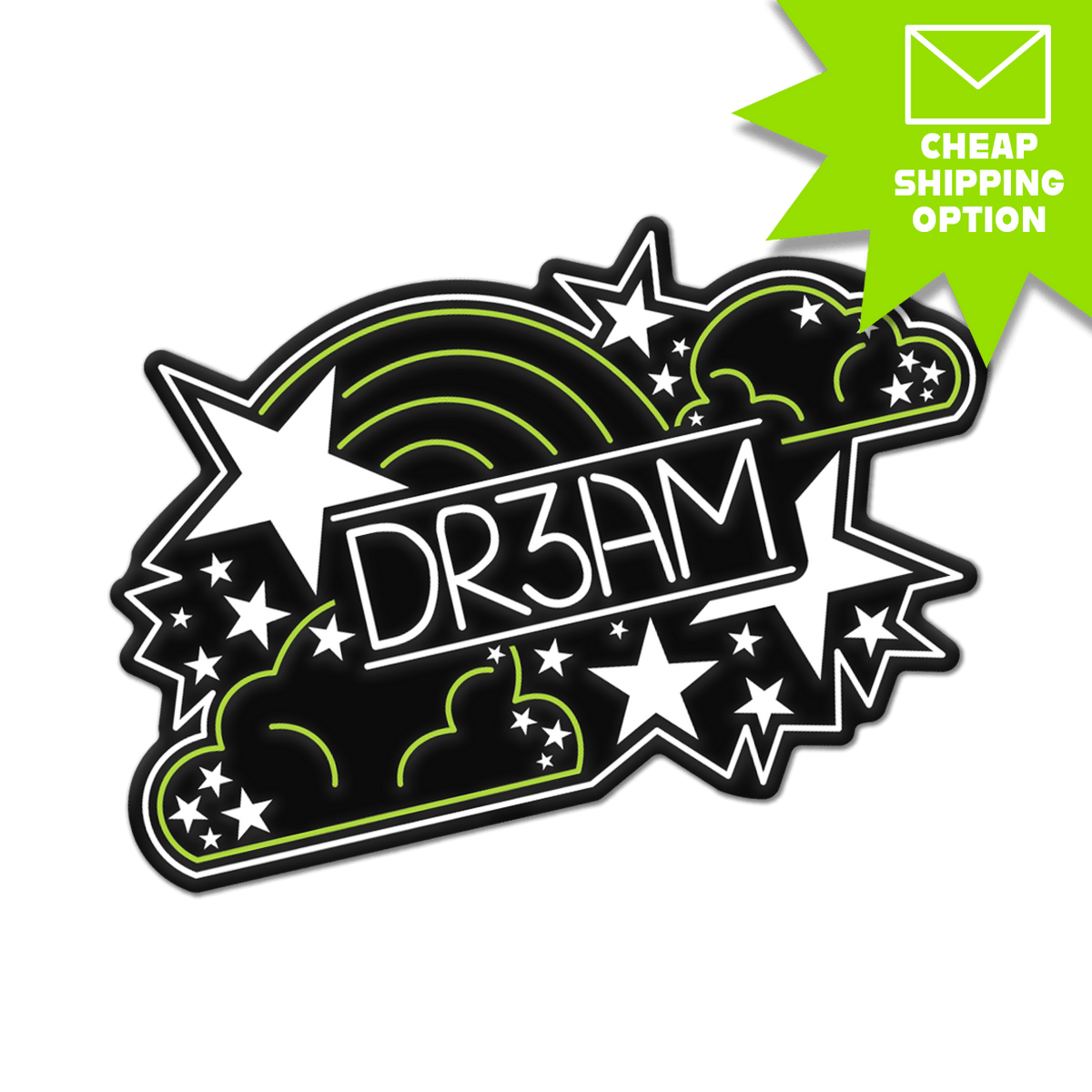 Dream Stars and Rainbows Sticker