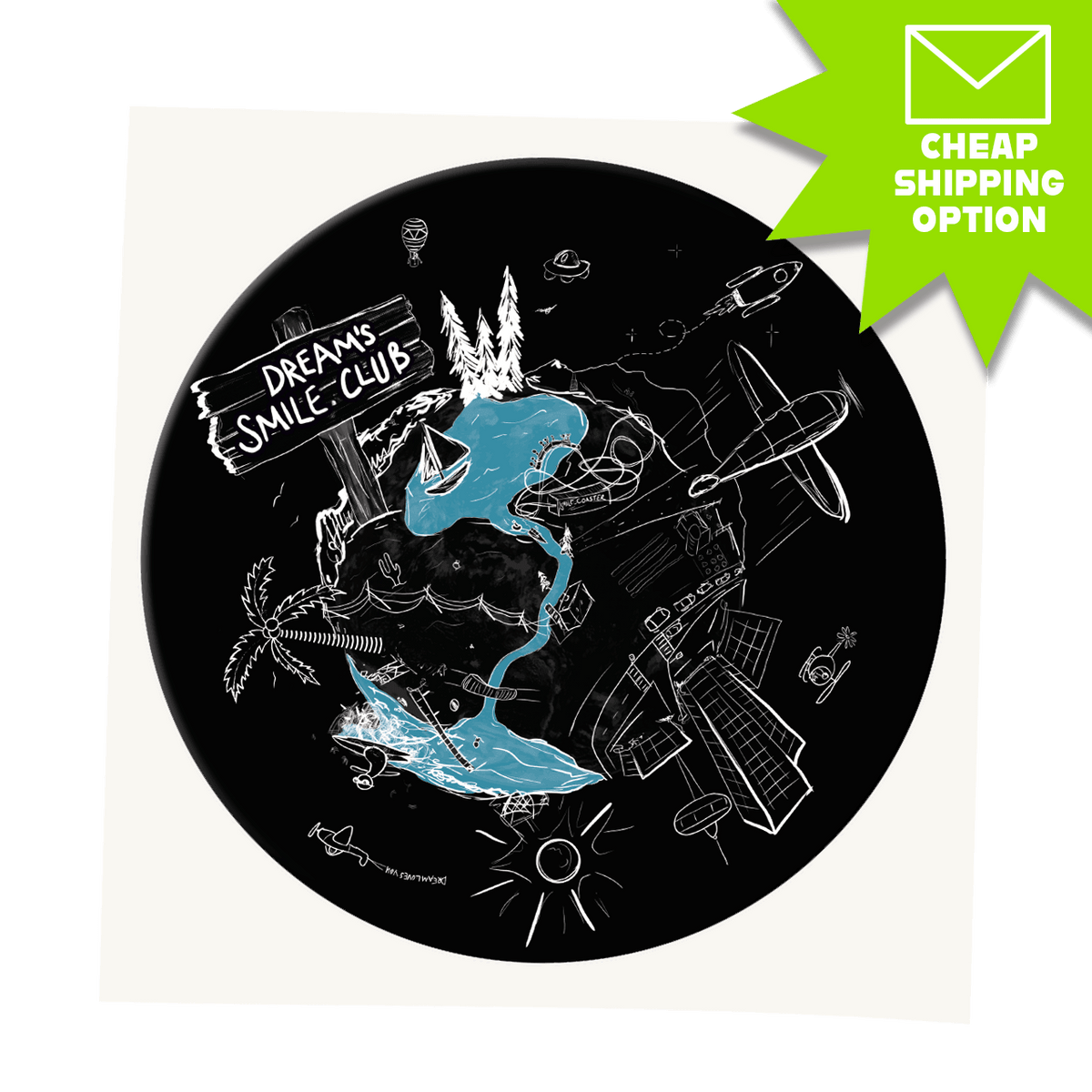 October MEMBERS ONLY Dream Smile Club Sticker