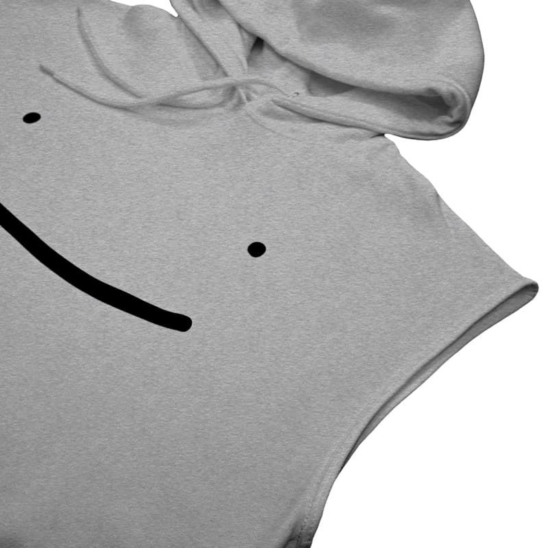 Dream Smile No-Sleeve Pullover Hoodie