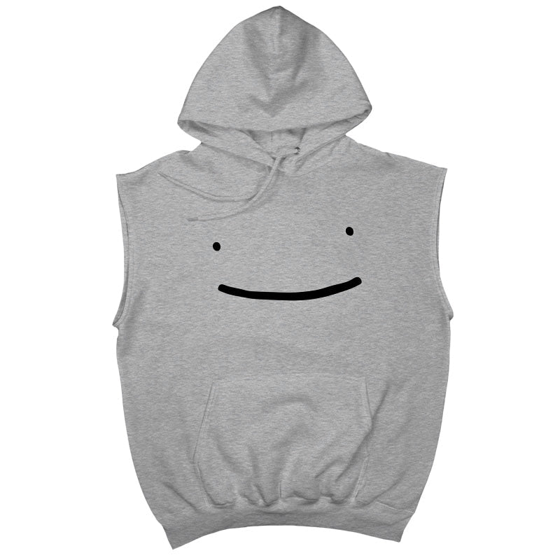 Dream Smile No-Sleeve Pullover Hoodie