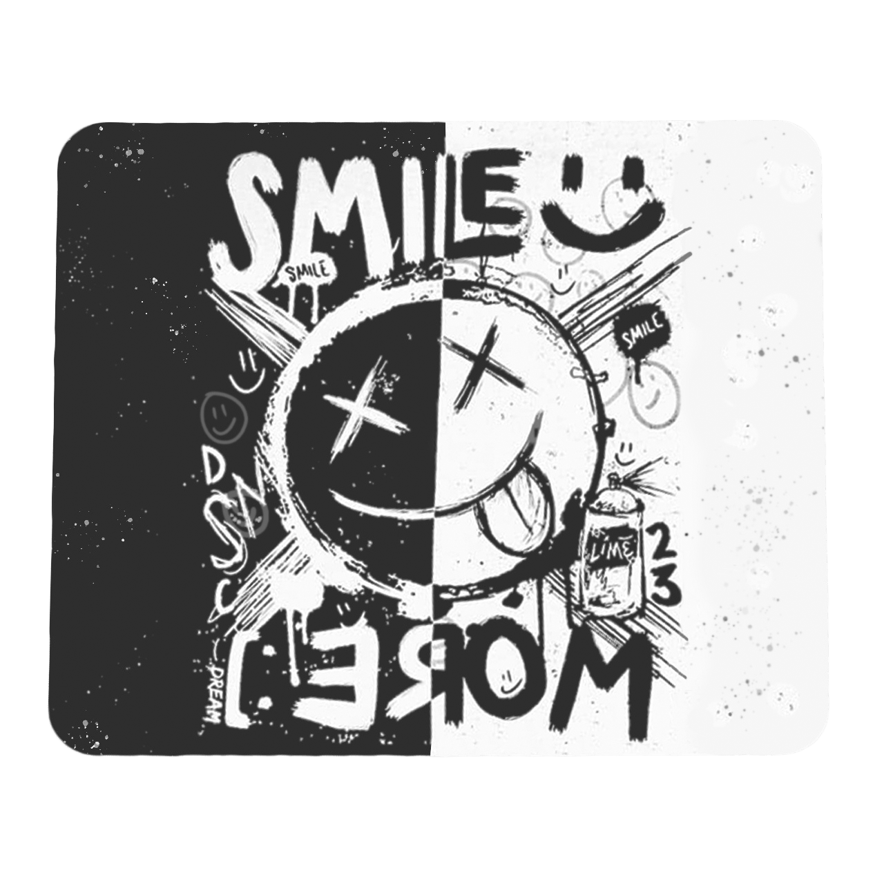 Dream January MEMBERS ONLY Smile More Rectangle Mousepad