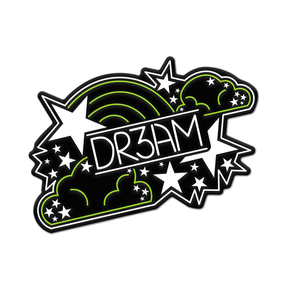 Dream Stars and Rainbows Sticker