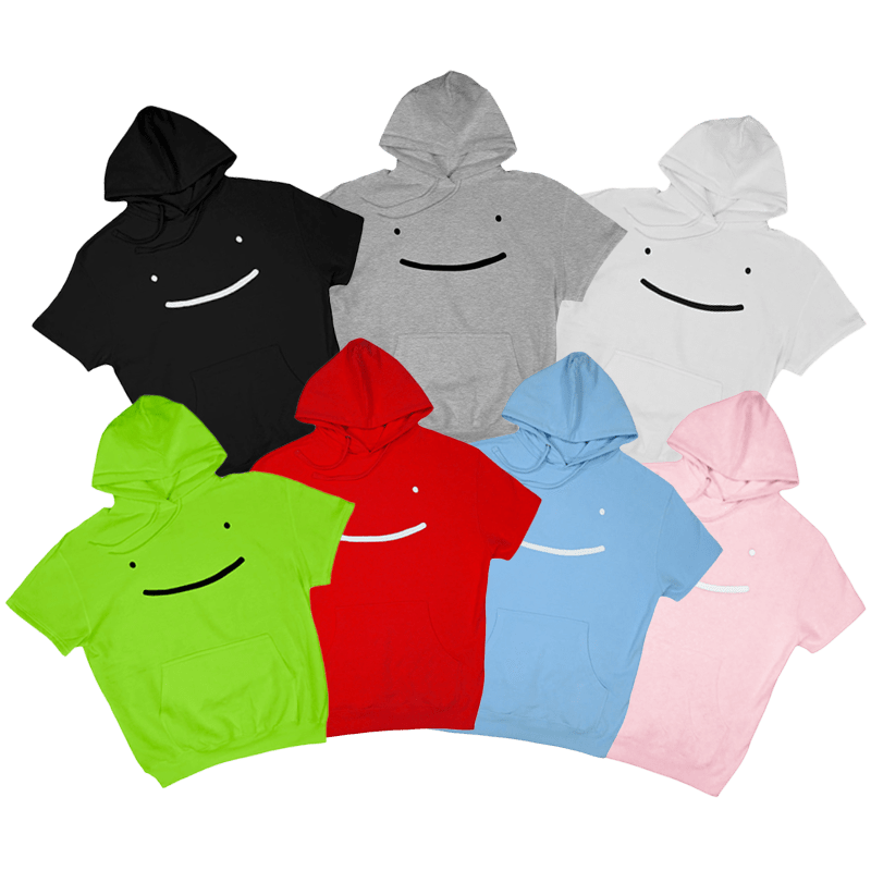 Dream Smile Short Sleeve Pullover Hoodie