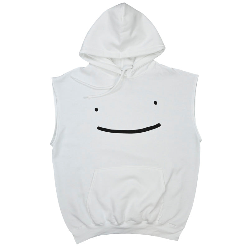 Dream Smile No-Sleeve Pullover Hoodie
