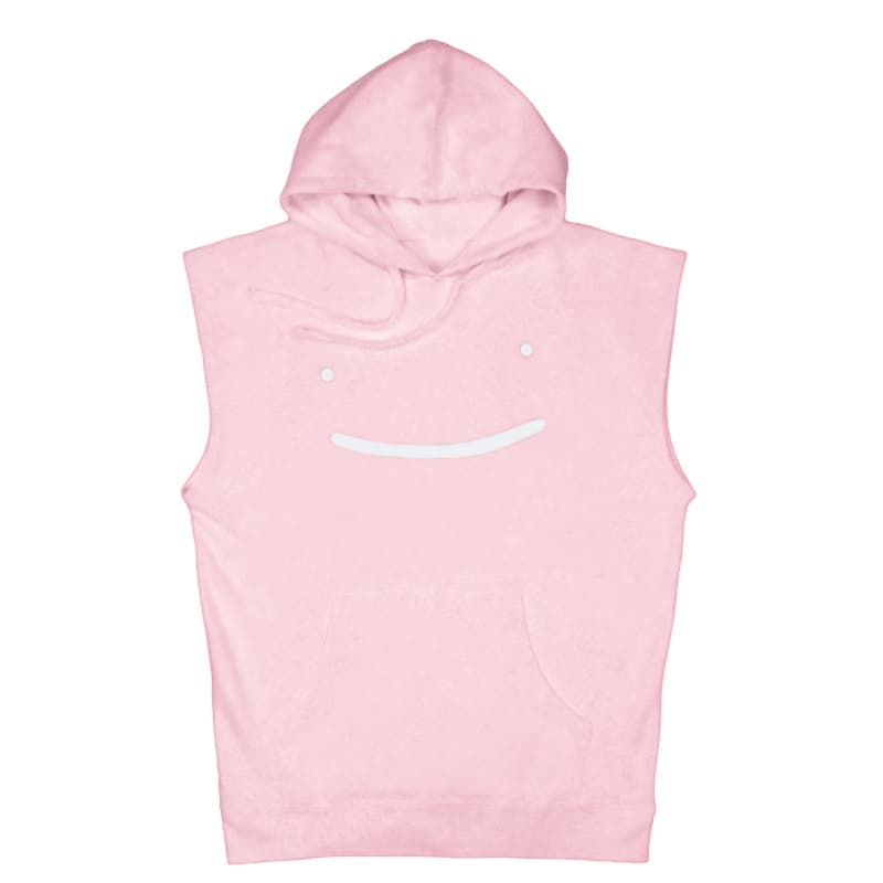 Dream Smile No-Sleeve Pullover Hoodie