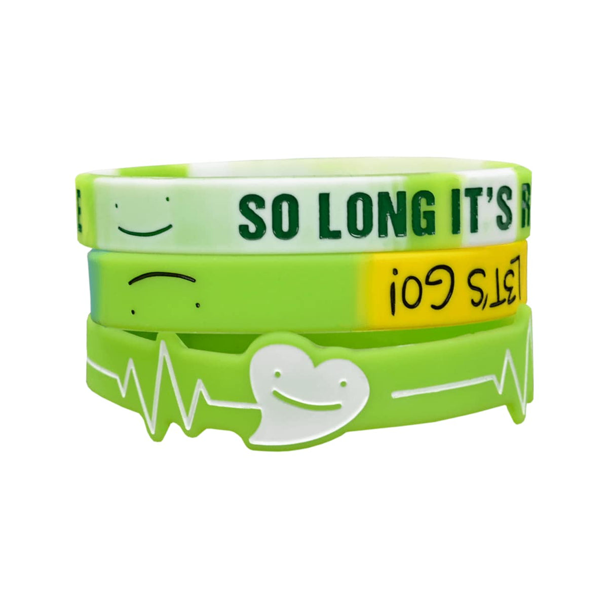 Dream Lets Go Wristbands 3-pack
