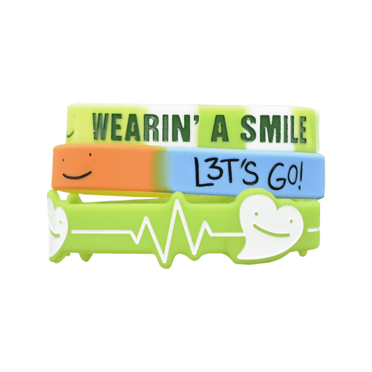 Dream Lets Go Wristbands 3-pack