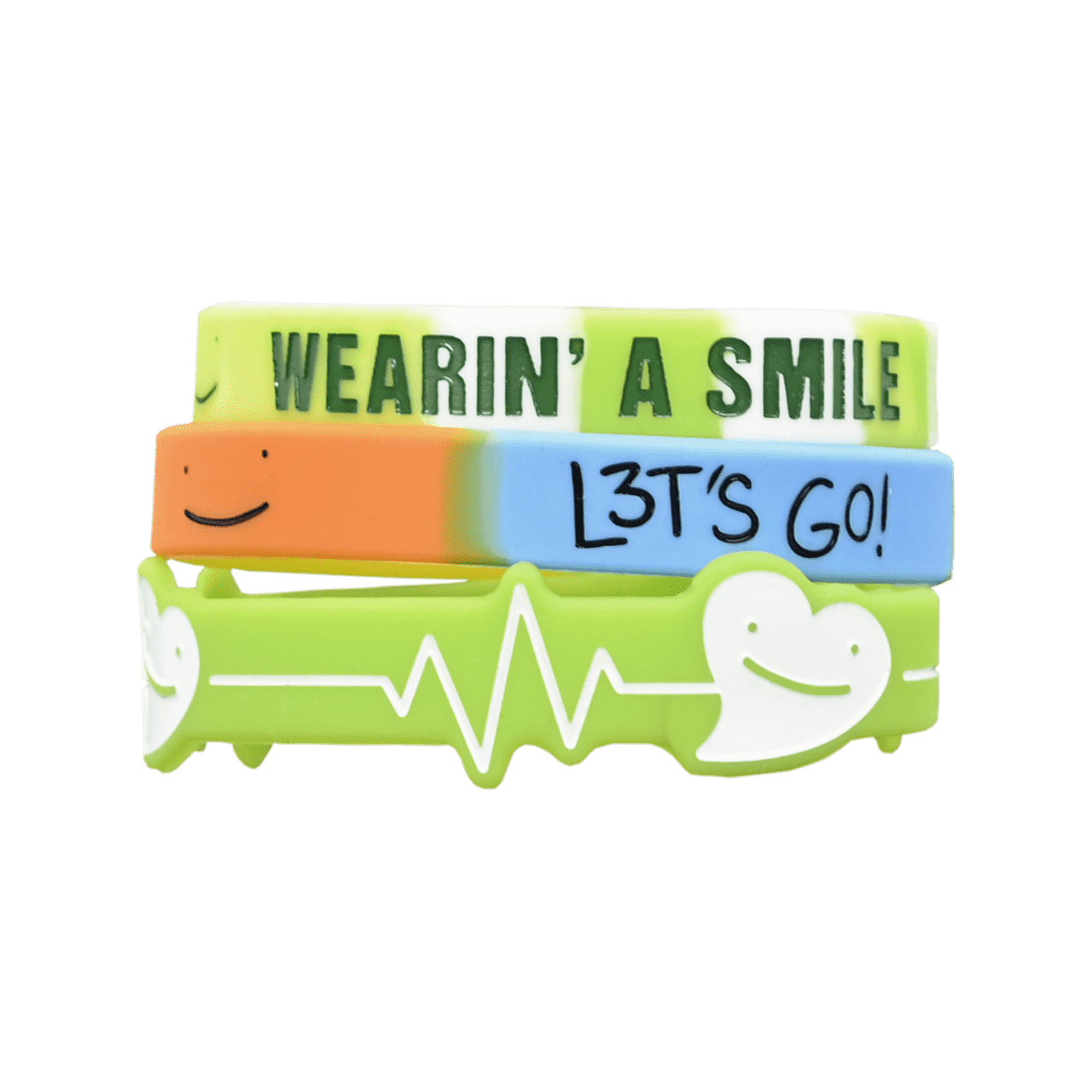 Dream Lets Go Wristbands 3-pack