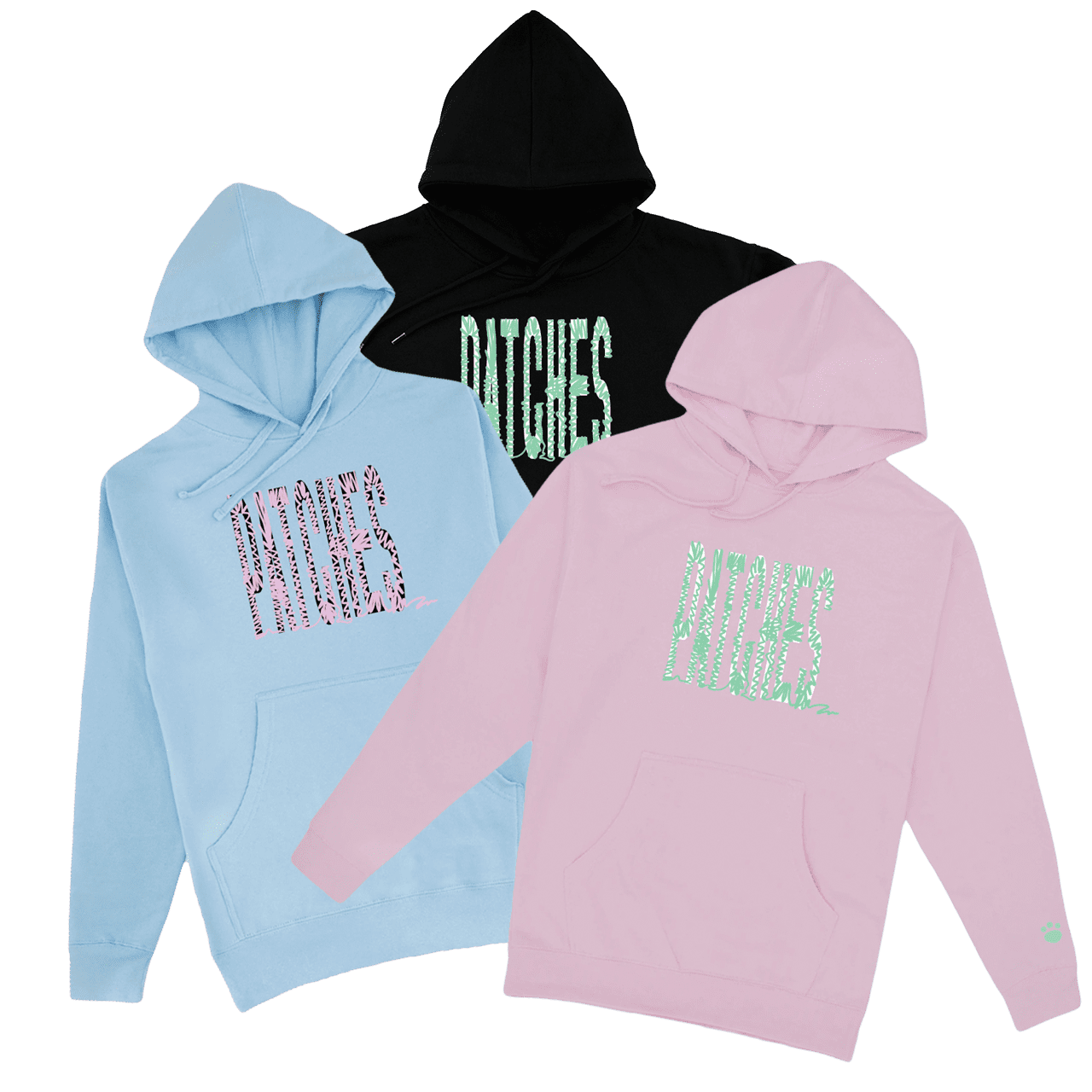 Patches the Purrfect Cat Yarn Name Hoodie