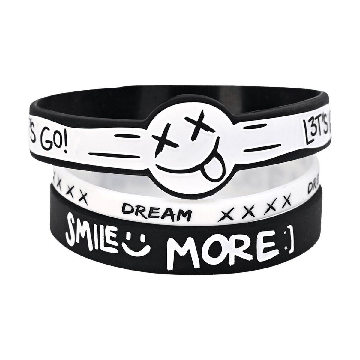March MEMBERS ONLY Dream Smile More Wristbands 3-pack
