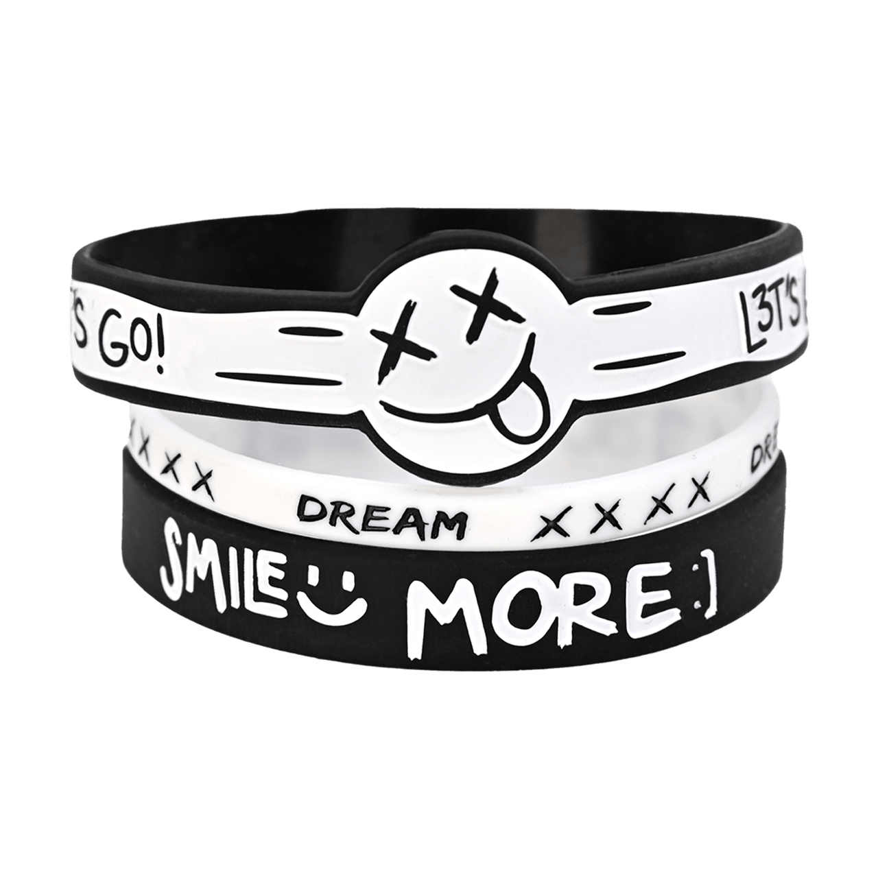 March MEMBERS ONLY Dream Smile More Wristbands 3-pack